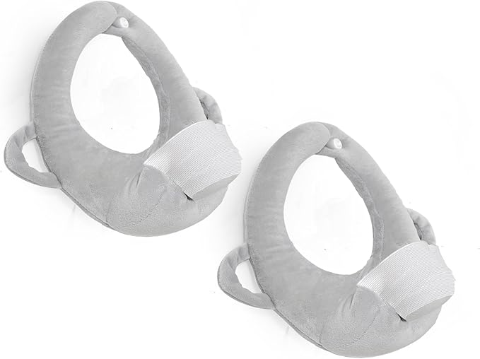 2 Pack Baby Pillow,Breastfeeding Pillow,Nursing Cushion for Bottle Feeding Comfort,Arm & Wrist Relief Pillow for Infant Care（Gray）