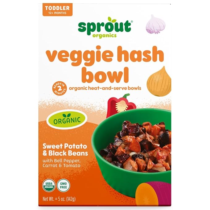 Sprout Organics, Toddler Meal, Veggie Hash (8 Count)
