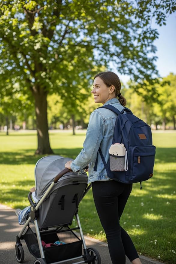 Travel Baby Bottle Cleaning Kit, Including Pacifier Cleaner and Straw Brush, Detachable Head for Easy Cleaning, Baby Travel Essential