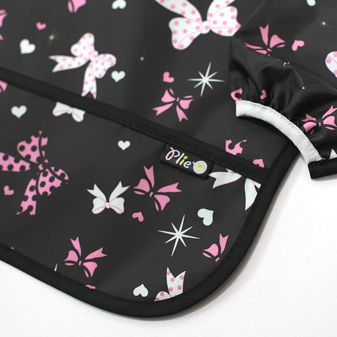 Long Sleeve Waterproof Bib for Toddlers – Feeding Smock for Baby Mealtime, Self-Feeding, Painting & Messy Play, BPA-Free