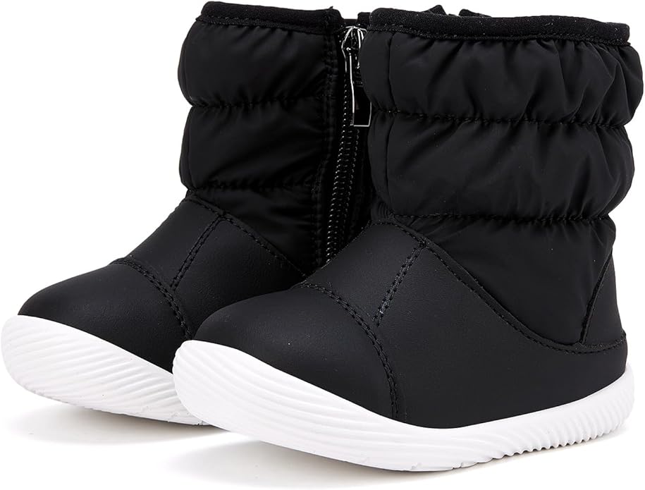 BMCiTYBM Baby Boy Girl Snow Boots Waterproof Winter Warm Booties Nonslip Lightweight Outdoor Shoes for First Walkers 6 9 12 18 24 Months(Infant/Toddler)