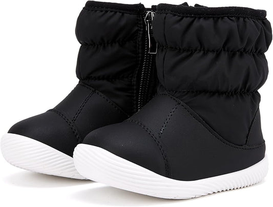 BMCiTYBM Baby Boy Girl Snow Boots Waterproof Winter Warm Booties Nonslip Lightweight Outdoor Shoes for First Walkers 6 9 12 18 24 Months(Infant/Toddler)