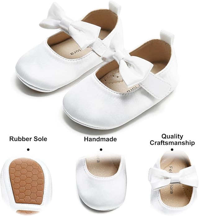 Soft Sole Baby Shoes - Infant Baby Walking Shoes Moccasins Rubber Sole Crib Shoes