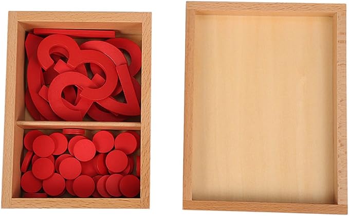 Montessori Math Materials Numeral and Counters Preschool Early Learning Toys for Kids