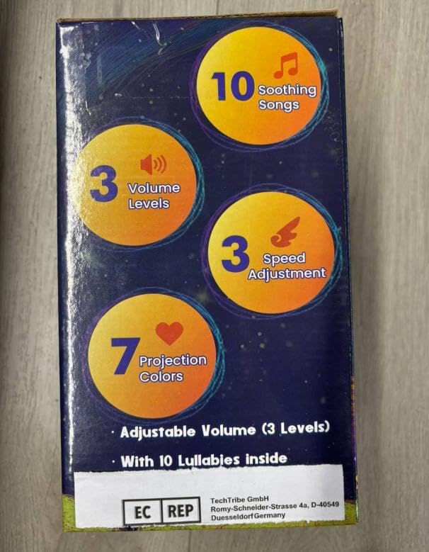 Cuteoy Plush Gray Elephant Star Projector Musical Adjustable Singing Night Light Stuffed Animals Glowing Plushies Toy Gifts for Kids Birthday Easter Christmas,13''