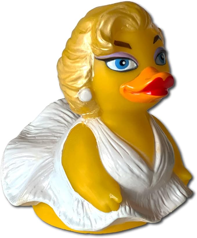 CelebriDucks - Pond Bombshell - Floating Rubber Ducks - Collectible Bath Toy Gift for Kids & Adults of All Ages