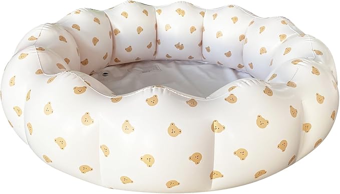 Inflatable Baby Pool, Portable Paddling Baby Swimming Pool for Toddlers Ages 0-3 Years Girls and Boys, Indoor& Outdoor, Garden and Backyard Summer Water Party, 35.4x9.8 in (Bear Head)