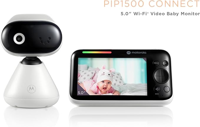 Motorola PIP1500 Connect 5.0" Wi-Fi Video Baby Monitor