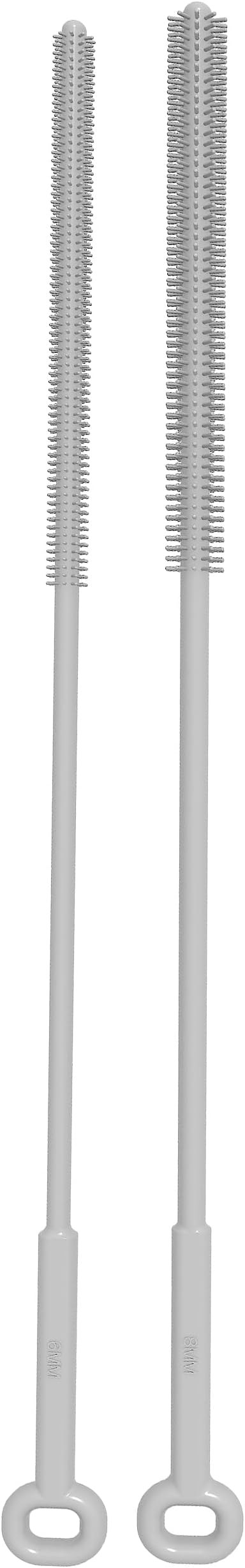 Reusable Silicone Straw Brush,Straw Cleaner,Pipe Cleaners,Extra Long Straw Cleaner Brush for Cleaning Bottle Metal Glass Straws Drink Lid,Straw Cover,Smoothie Straw,Drinking Straw Cleaner Brush