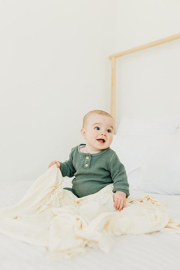 Copper Pearl Baby Swaddle Blanket - Premium Knit Baby Blanket, Large Soft Stretchy Receiving Blankets for Baby Boy and Girl, Swaddles for Newborn, Infant, and Toddler (Yuma)