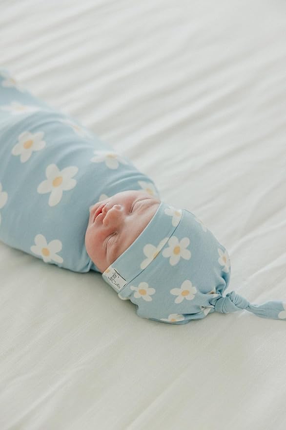 Copper Pearl Baby Swaddle Blanket - Premium Knit Baby Blanket, Large Soft Stretchy Receiving Blankets for Baby Boy and Girl, Swaddles for Newborn, Infant, and Toddler (Della)