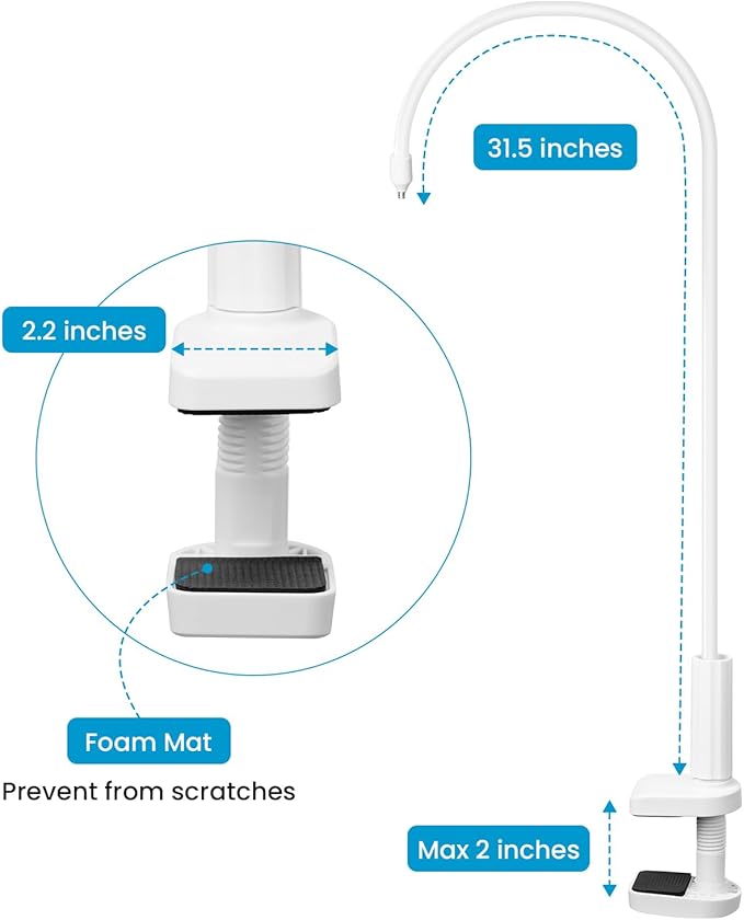 ieGeek Baby Monitor Mount Bracket 1T/ 4/5/6T Baby Camera Holder Mount Strong Camera Holder with a 1/4” Screw
