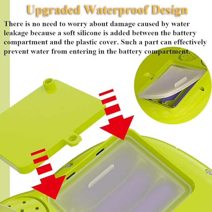 Dinosaur Bathtub Bubble Maker Toy, Dino Tub Bubble Blower Toy Electric Bubble Machine Bath Toy with Colorful Gradient Lights and Joyful Music, No Special Bubble Solution Needed