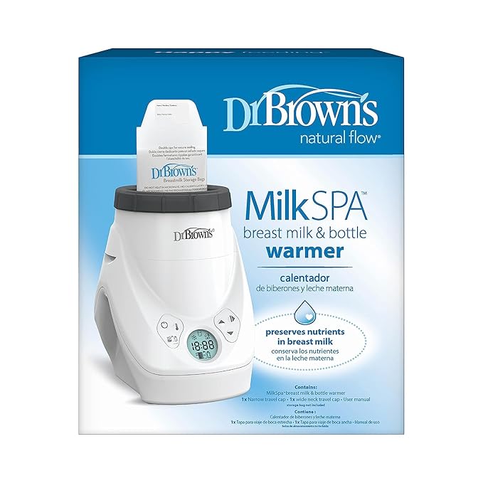 Dr. Brown’s Natural Flow MilkSPA Breastmilk and Bottle Warmer with Dr. Brown’s Deluxe Electric Sterilizer for Baby Bottles and Other Baby Essentials