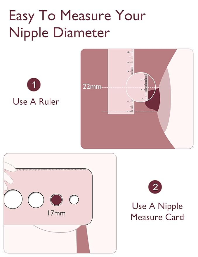 Momcozy Original V1 Pro/V2 Pro Breast Pump Replacement Accessories,Flange Insert 15/17/19/21mm Only for Momcozy V1 Pro/V2 Pro