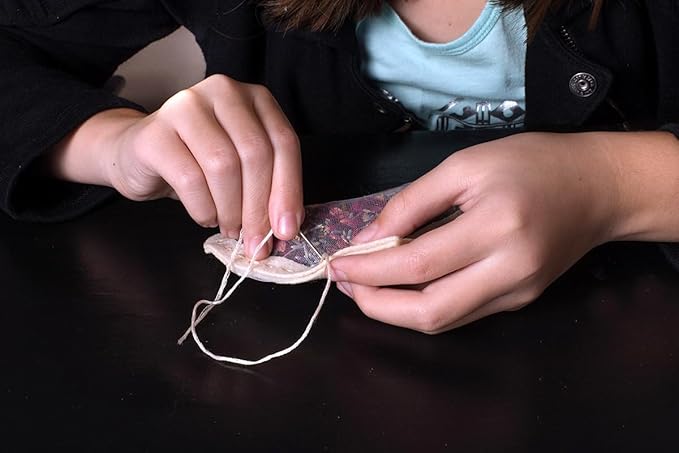 I Can So! Beginner Sewing Kit. Heartfelt Hearts. Lavender Sachet. (Lavender and Rose)