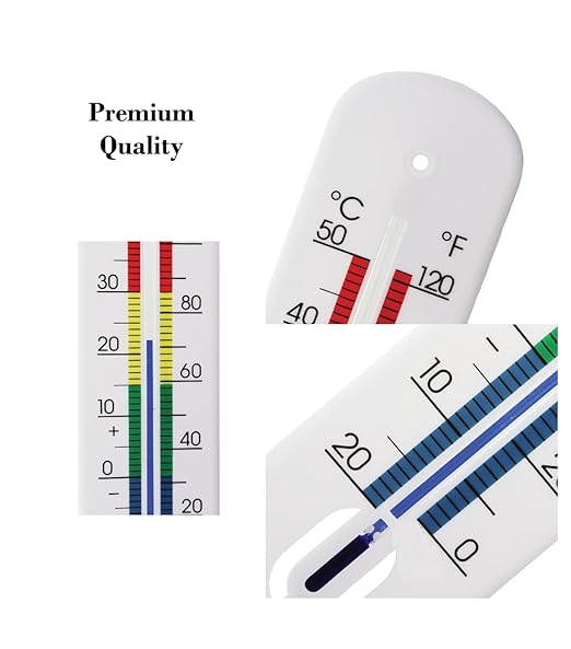 15 inch Large Numbers Premium Outdoor Thermometer Waterproof Decorative (Upgraded Accuracy and Design)