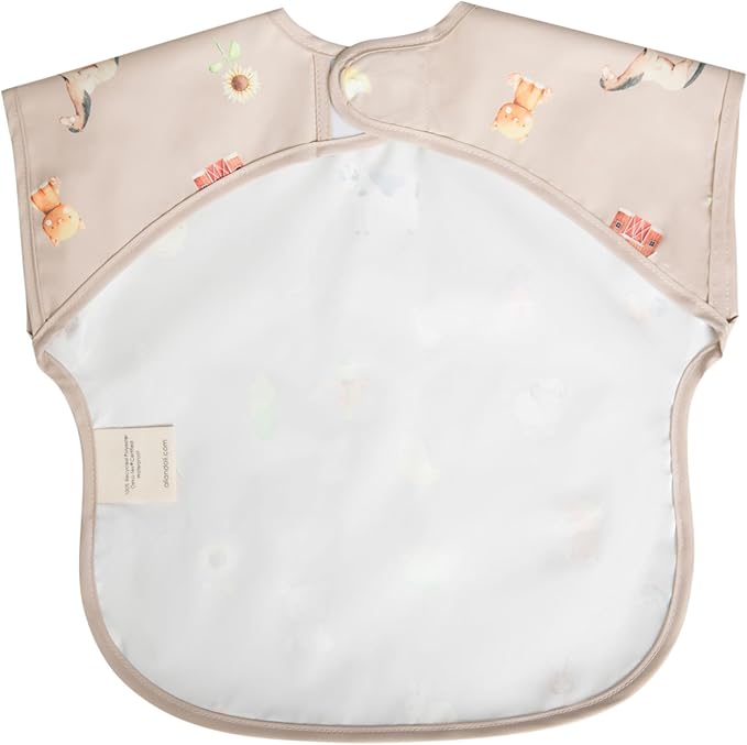 Ali+Oli Smock Bibs for Babies, BPA-Free Oeko-Tex Certified, Waterproof Baby Smock, Machine Washable, Toddlers Ages 6m+
