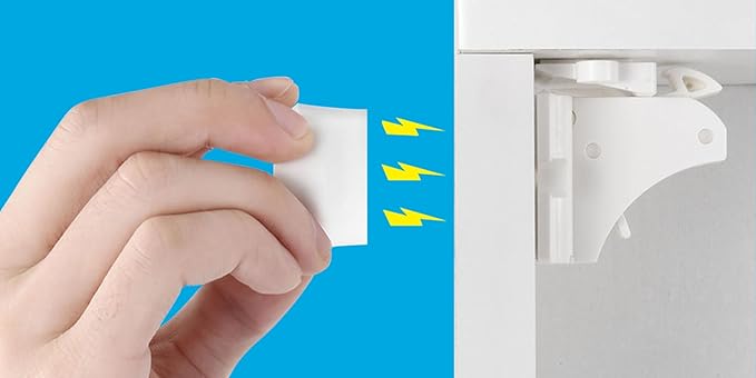 Vmaisi Magnetic Cabinet Locks for Babies (Standard, Count, 48.00)