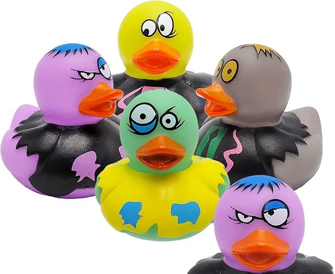 Halloween Zombie Rubber Duck Toy Duckies for Kids, Bath, Birthday Baby Showers Summer Beach and Pool Activity, 2" (200-Pack)