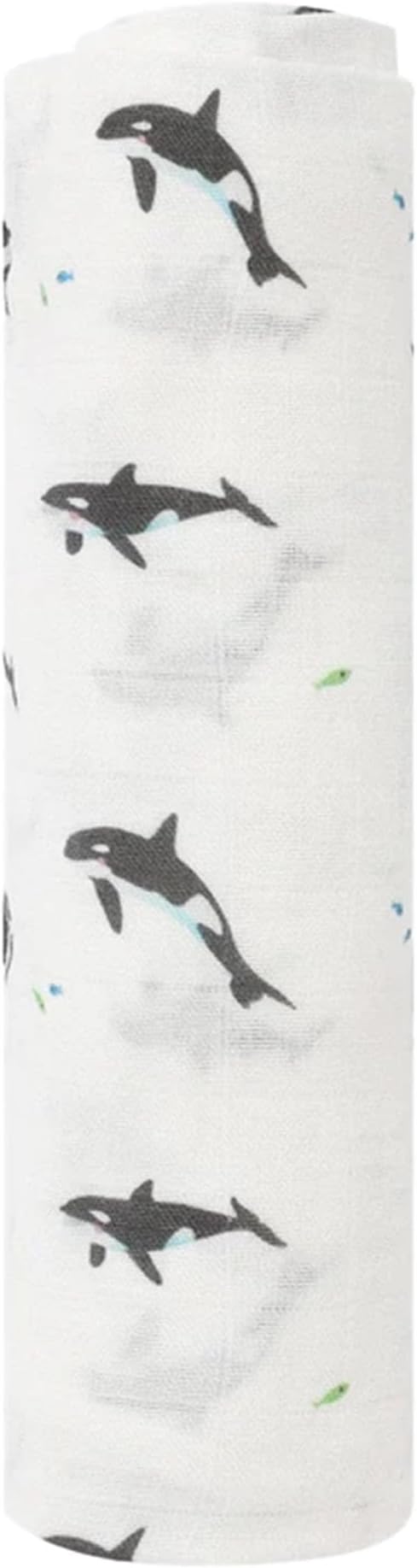 Muslin Baby Swaddle - Breathable Receiving Blankets for Newborn Baby, 70% Viscose derived from Bamboo, 30% Spandex, Imported