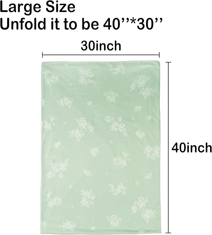 Jersey Swaddle Blanket, Ultra Soft Stretchy Receiving Blanket, Newborn Swaddle Wrap for Boys & Girls, 40 x 30 inches, 2 Pcs