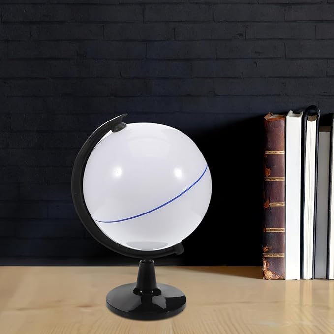 Diy Blank Globe Toy with Stand Rewritable Plastic Earth Model for Kids Geography Learning Interactive Educational Tool Creative Drawing Globe for Classroom and Home