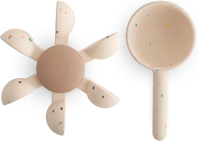 mushie Water Wheel Bath Toy | Toddler Sensory Toys for Bath & Play