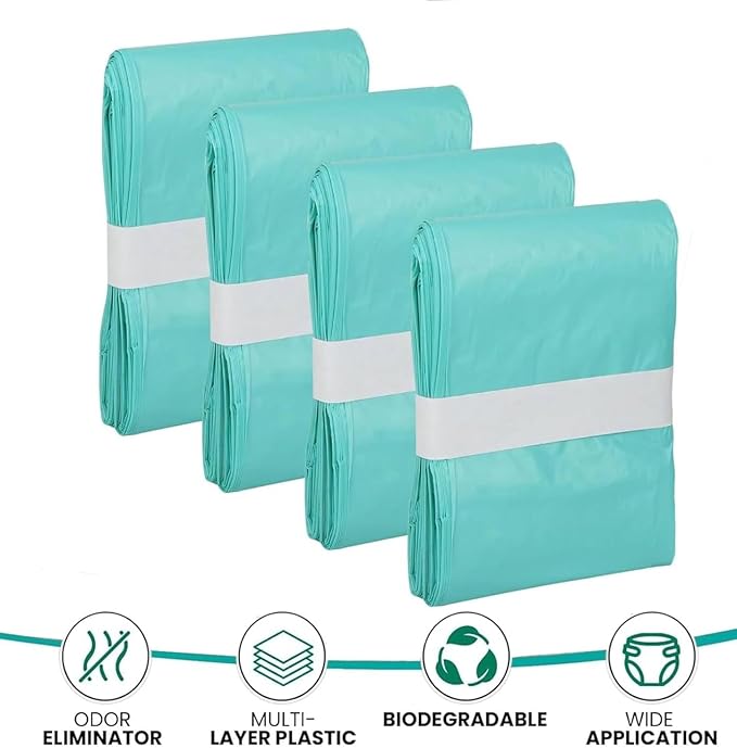 Adult Diaper Liner Refills Compatible with Janibell Akord 280 Slim Model Adult Diaper System, A Single Liner Pack Will Last for Over 550 Briefs Using, 6 PACK