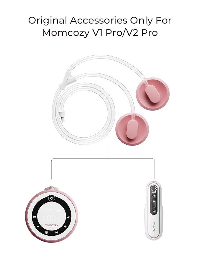 Momcozy Original V1 Pro/V2 Pro Breast Pump Replacement Accessories,Replacement Tubing of Double Pumping Only for Momcozy V1 Pro/V2 Pro,1 Pack