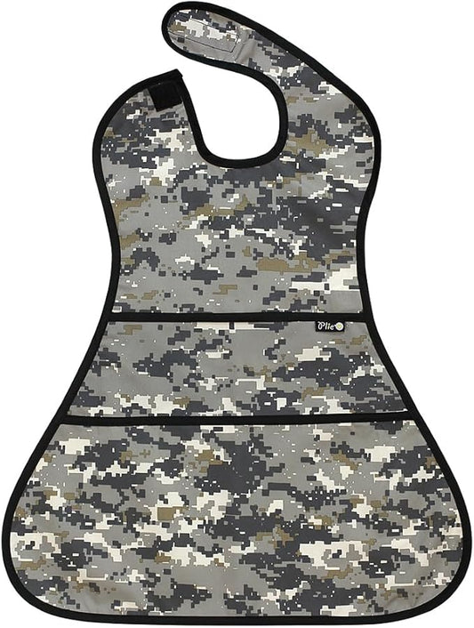 Full Coverage Waterproof Feeding Bib for Toddlers – Extra Long Apron Bib for Mealtime, Self-Feeding, BPA-Free