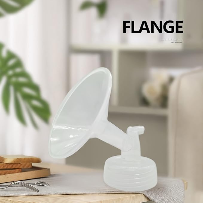 19mm 2 pc Flange Compatible with Spectra S2 S1 9 Plus Ameda MYA Motif Luna Cimilre Breastpumps Replacement to Spectra Pump Parts and Spectra Flange. Compatible with Spectra Parts/Accessories