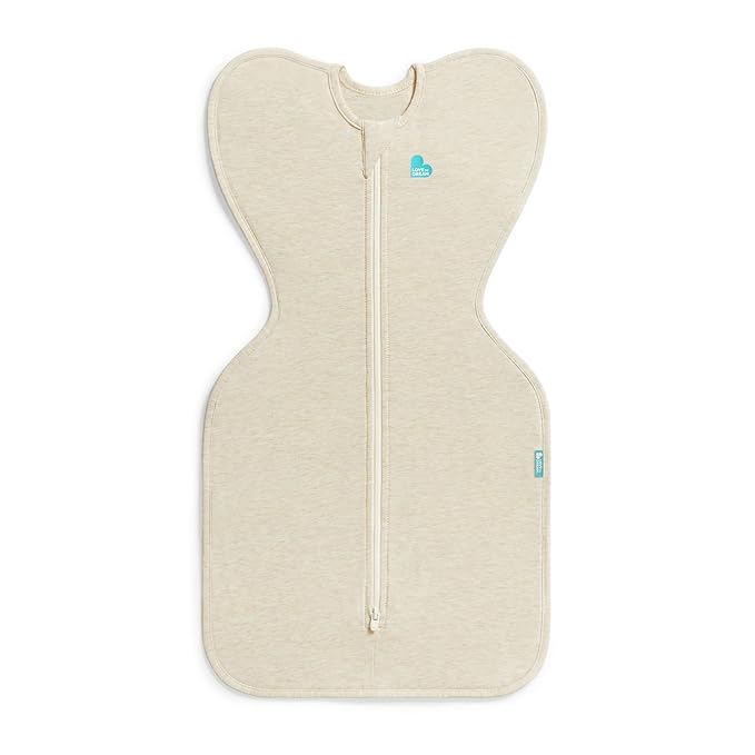 Love to Dream Swaddle UP, Sleep Sack 0-3 Months, Self-Soothing, Improves Sleep, Snug Fit Helps Calm Startle Reflex, Baby Essentials Must Haves Newborn, 1.0 TOG, 13-19 lbs, Oatmeal