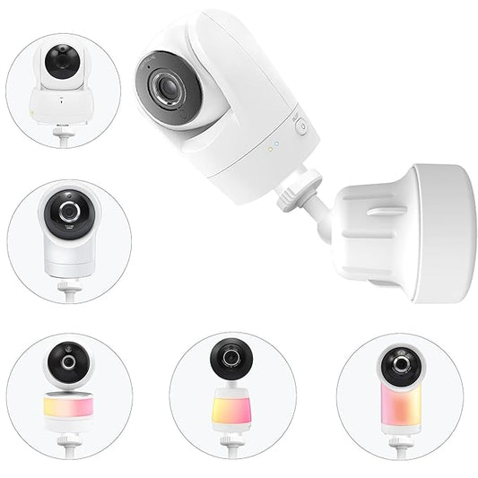 Adjustable Baby Monitor Wall Mount Stand Holder Compatible with VTech VM924/ 901/928HD/5263/5755 /5764HD /7764HD/5766/5263/BM5254/ Leapfrog LF920HD/RM7768HD/LF815HD/LF1726FHD /LF2413 Camera