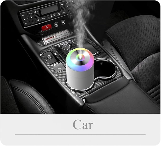 Baby Humidifier, 350ml Small Humidifier for bedroom, desk, travel, plants (White)