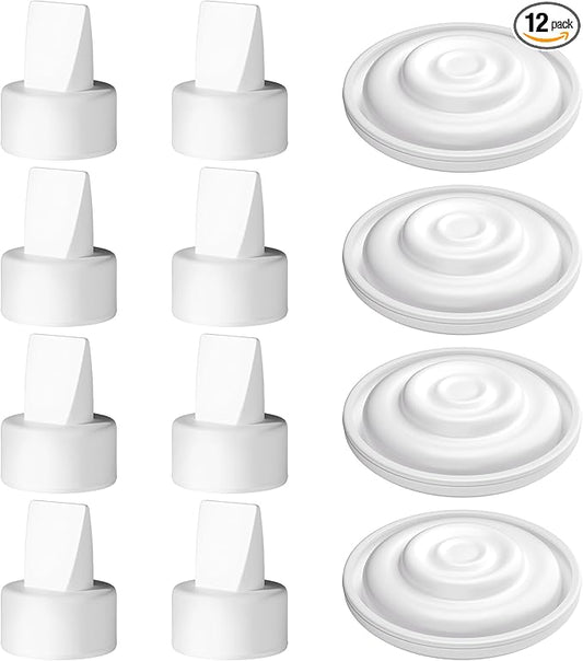 12PCS Duckbill Valve & Silicone Membrane Diaphragm Replacement Compatible with Spectra Backflow Protector Valves, Not Original, Replace Spectra Accessories