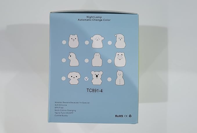 Night Light for Kids, Bedside Lamp for Children, Baby Nursery Lamp for Breastfeeding Safe, Break Resistant, Eye Caring, Adjustable Brightness & Color, Touch Control, Child Gift - Medium Koala