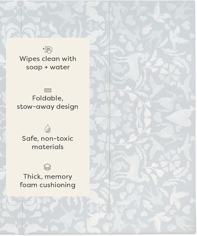 House of Noa Foldable Baby Tumbling Mat – Foldable Kids Play Mat | Durable, Stylish, and Cushioned Design