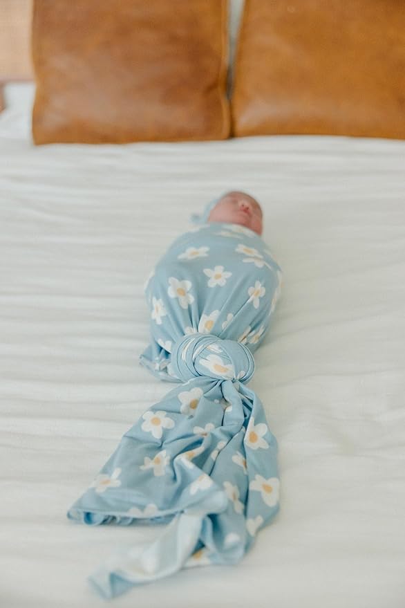 Copper Pearl Baby Swaddle Blanket - Premium Knit Baby Blanket, Large Soft Stretchy Receiving Blankets for Baby Boy and Girl, Swaddles for Newborn, Infant, and Toddler (Della)