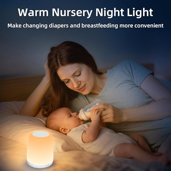 Night Light LED Touch Night Dimmable with 20 Levels of Brightness 4 Timer Rechargeable Battery for Bedroom Baby Nursery Living Room Home for Kids and Adult Breastfeeding Sleep Aid White