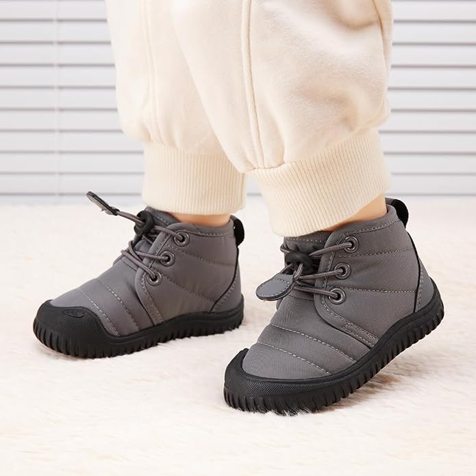 BMCiTYBM Toddler Baby Winter Snow Boots Boy Girl Faux Fur Warm Non Slip First Walking Infant Shoes