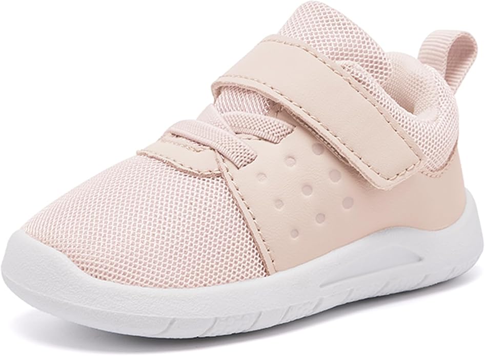 MORENDL Toddler Baby Shoes 0-4 Years Boy Girl Lightweight Breathable Non-Slip Sports Sneakers Running Walking Tennis Barefoot Shoes