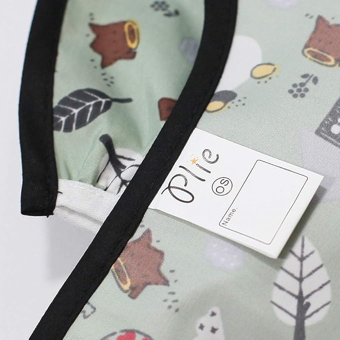 Long Sleeve Waterproof Bib for Toddlers – Feeding Smock for Baby Mealtime, Self-Feeding, Painting & Messy Play, BPA-Free