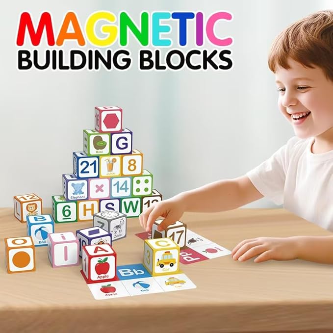 Children's Multiple Activity Toys Educational Alphabet Building Blocks Set