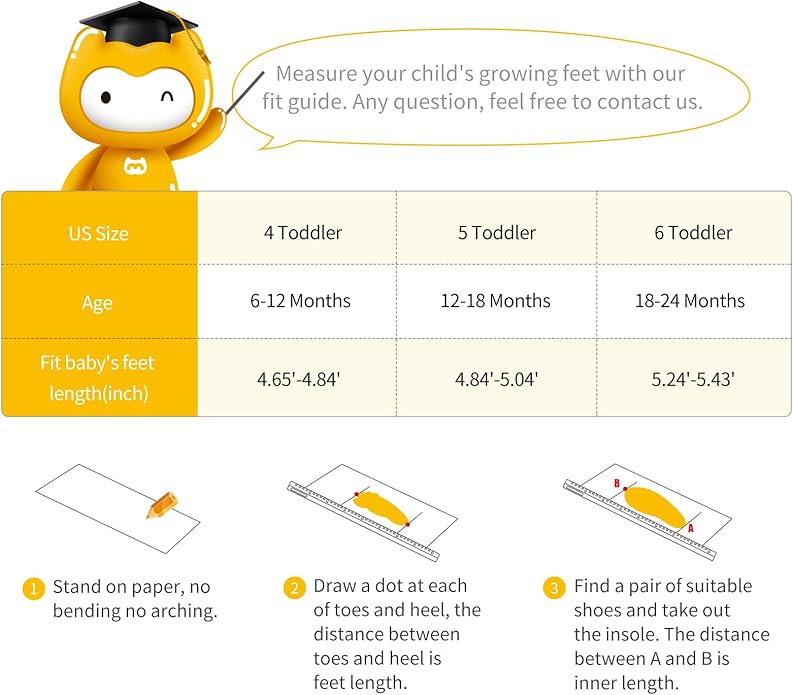 BMCiTYBM Baby Boy Girl Snow Boots Waterproof Winter Warm Booties Nonslip Lightweight Outdoor Shoes for First Walkers 6 9 12 18 24 Months(Infant/Toddler)