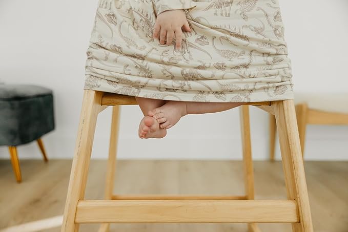 Copper Pearl Baby Car Seat Cover Canopy and Nursing Cover Multi-Use Stretchy 5 in 1 Gift 'Jurassic Park Fossils' - One Size