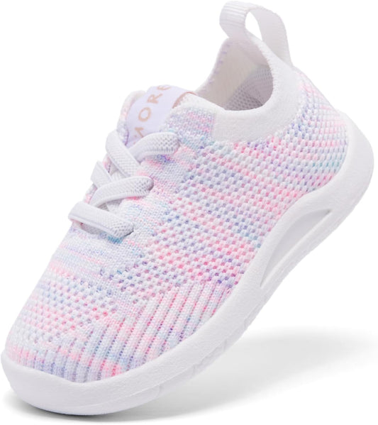 MORENDL Toddler Shoes Baby Walking Sock Shoes Infant Sneakers 0-4 Years Boy Girl Barefoot Tennis Shoe Non-Slip Brethable