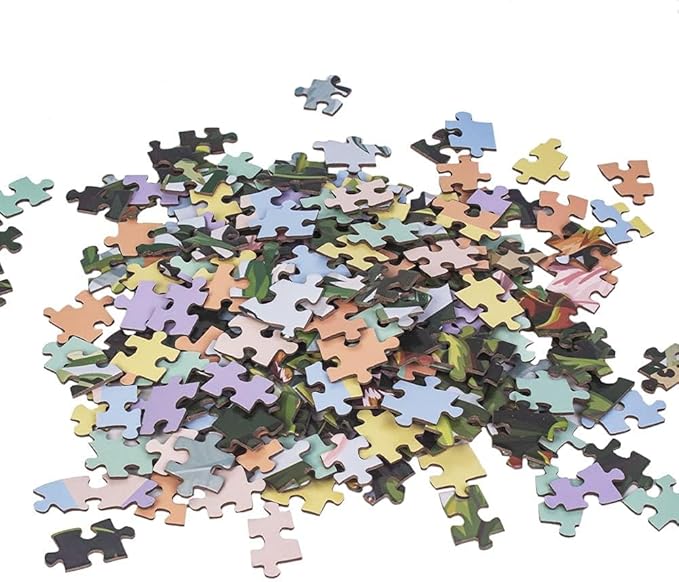 MaxRenard Game 1000 Pieces Jigsaw Puzzle Round Puzzle Toy Animal Party