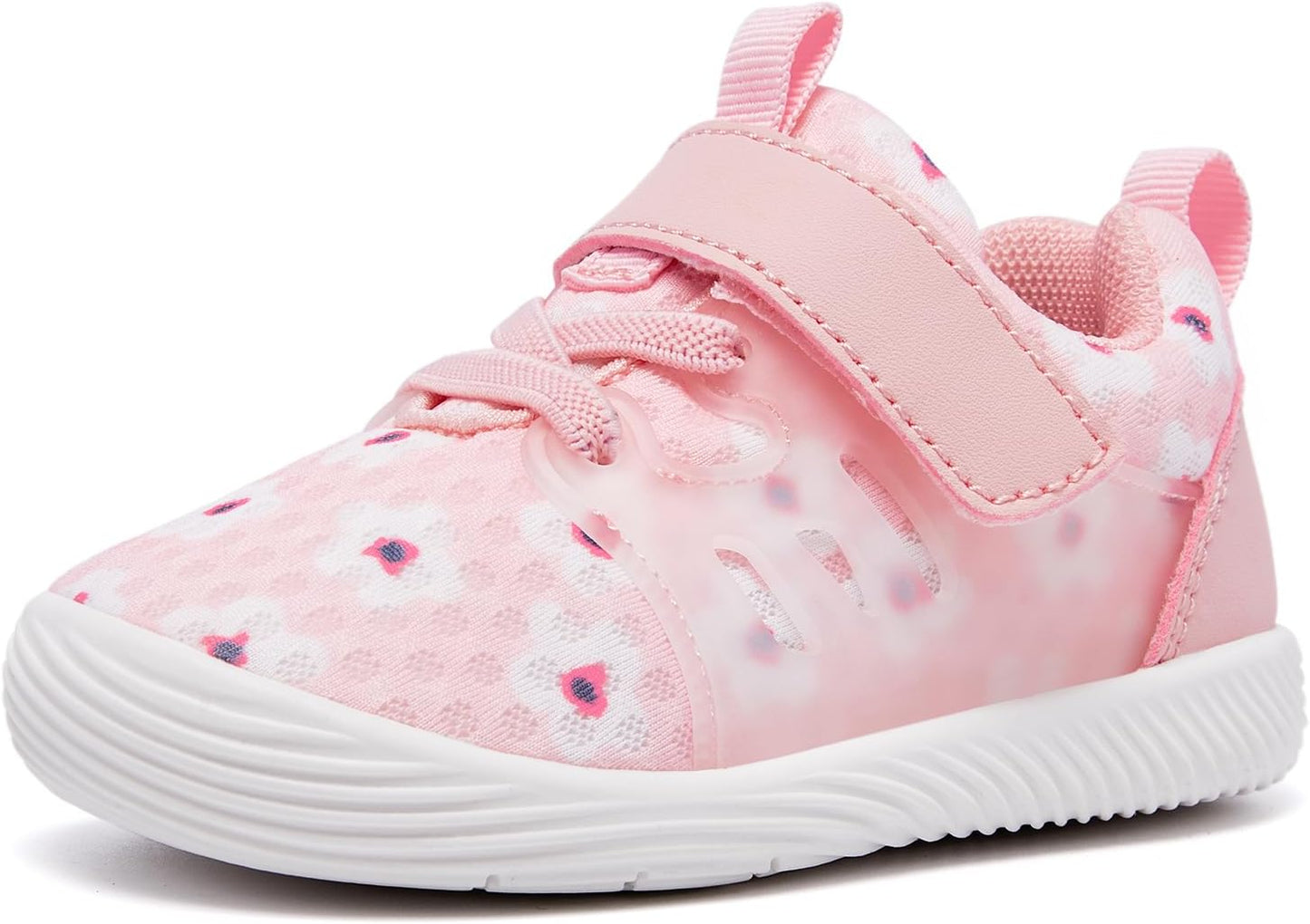 MORENDL Toddler Sneakers Baby Boys & Girls Barefoot Shoes Lightweight Breathable Walking Running Tennis Athletic Sport Shoes