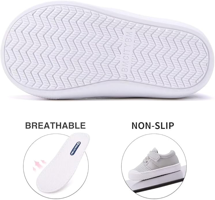 BMCiTYBM Baby Sneakers Girls Boys Lightweight Breathable Mesh First Walkers Shoes 6-24 Months